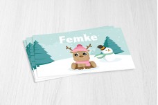 Lief winter hertje Lief winter hertje